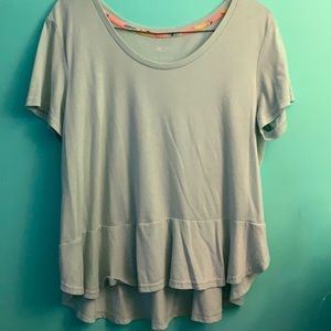 Blue short sleeve shirt